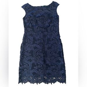RALPH LAUREN | Floral Lace Dress | Size 4/6